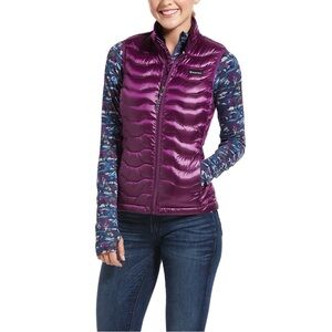 Ariat Ideal 3.0 Down Vest Imperial Violet 1020 Women Size Medium